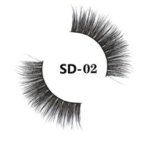 1pairs natural false eyelashes fake lashes long makeup 3d mink lashes eyelash extension mink eyelashes for beauty 3D-02 2024 - buy cheap