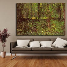 Vincent Van Gogh Trees And Undergrowth Forest Canvas Posters Prints Wall Art Painting Decorative Picture Modern Home Decoration 2024 - buy cheap