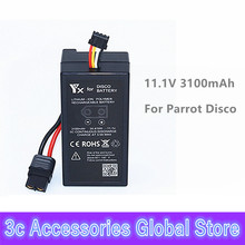 Upgrade 11.1v 3100mah 34.41Wh Li-po rechargeable Battery For Parrot Disco FPV Drone high quality battery 2024 - buy cheap