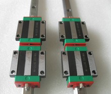 China linear guide 4pcs HGW20CA flange block+2pcs 600mm length linear guide rail 2024 - buy cheap