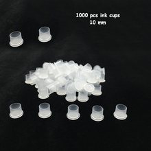 1000PCS Small 10mm high quiality Tattoo Ink cups with a BASE INK CUPS For Tattoo Needle Ink Tips Grips Kits tattoo accessories 2024 - buy cheap