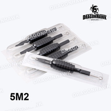 10pcs 5M2 Disposable Black Sterilized 19mm Grip Tube Tip Needle 2024 - buy cheap