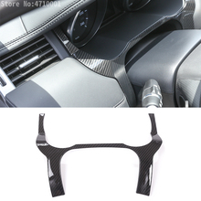 Carbon Fiber Style ABS For Land Rover Range Rover Evoque 12-17 Car Dashboard Decoration Frame Cover Trim For LHD 2024 - buy cheap