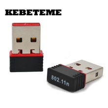 KEBETEME-Mini tarjeta de red inalámbrica, adaptador LAN de WiFi USB de 150Mbps, 802.11n/g/b, antena de adaptadores WIFI para ordenador PC 2024 - compra barato