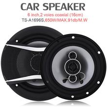2pcs 6 Inch 650W Auto Car HiFi Coaxial Speaker Vehicle Door Auto Audio Music Stereo Full Range Frequency Loud Speakers 2024 - buy cheap