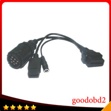 For BMW ICOM D Cable ICOM-D Motorcycles Motobikes Diagnostic Cable for bmw 10 Pin Adaptor to obd2 16pin connect cable 2024 - buy cheap