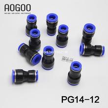 10Pcs/lot Pneumatic Fittings Quick Push in 14mm-12mm Change Diameter Connector PG14-12 2024 - buy cheap