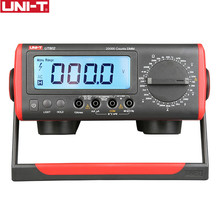 Multímetro Digital UNI-T UT802, pantalla LCD tipo Banco, voltímetro, Ohm, capacitancia, Hz, 19999 recuentos, alta precisión 2024 - compra barato
