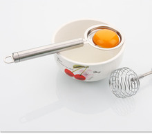 Separador de ovos de aço inoxidável, colher separadora de ovos, gemas, branco, divisor de ovos, ferramentas de cozinha, kx 144, 1 peça 2024 - compre barato