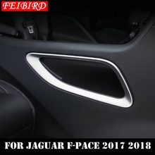 Interior For Jaguar F-Pace F Pace 2017 2018 Middle Console Storage Gear Box Side Decoration Cover Trim Matte Silver 2024 - buy cheap