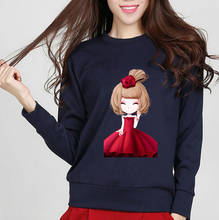 Kpop Women Black Women's Hoodies Sweatshirts 2019 Autumn Winter Warm Fleece High Quality Hoodie For Ladies Harajuku Pullover 2024 - buy cheap
