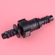 DWCX 1 шт. штекер 11,8 мм SAE & Female 3/8 "10 мм прямой быстроразъемный соединитель для нейлоновой топливной линии резиновый соединитель шланга 2024 - купить недорого