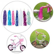 2pcs Colorful Bike Bicycle Kids Girls Bicycle Bike Streamers Tricycle Handlebar Grips Tassels 2024 - buy cheap