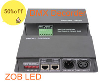 DMX512 DMX 512 Decoder Led RGB Controller, DC12-24V 4A 4 Canais para RGB Lâmpada Do Teto, luz Conduzida da tira, varejo, Atacado 2024 - compre barato