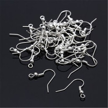Pendientes De 300 Uds. Chapado en plata, gancho para la oreja, alambre, accesorios De joyería, moda #80228 2024 - compra barato
