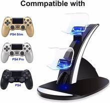 ps4 ps4 pro ps4 slim Dual Stand with Charger Play Station ps 4 Base for SONY Playstation 4 Accessories Game Consola Juegos 2024 - buy cheap