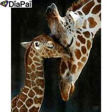 DIAPAI Diamond Painting 5D DIY 100% Full Square/Round Drill "Animal giraffe" Diamond Embroidery Cross Stitch 3D Decor A24768 2024 - buy cheap
