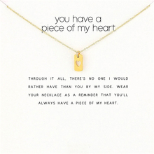 2018 New Heart Dog Tag Pendant Short Chain Choker Necklace For Women Golden wish necklace with card Jewelry As gift My Heart 2024 - buy cheap