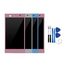 100% original lcd For Sony Xperia XZ1 XZ 1 G8341 G8342 LCD Display Plane With Touch Glass Digitizer Assembly add Free tools 2024 - buy cheap