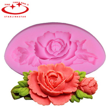 1Pcs 3D Rose Flower Cake Mold Silicone Fondant Cake Chocolate Soap Sugar Craft Mould Cutter  DIY Baking Tools 2024 - buy cheap