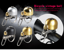 1 Set Stainless Steel Bicycle Bell Retro bicycle brass bell Sound Handlebar Classical Ring Horn Bike Ultra loud invisible A30522 2024 - buy cheap