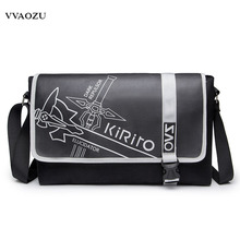 Японская аниме меч искусство онлайн сумка-мессенджер Totoro Косплей плечо сумка для путешествий Токийский Гуль школьные рюкзаки Пу для подростков 2024 - купить недорого