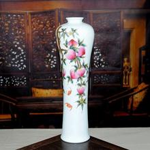 Exquisite Collectable Chinese Handwork  Painting Nine Peackes Porcelain Vase 2024 - buy cheap