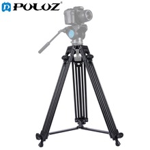 PULUZ-trípode profesional de alta resistencia para videocámara, monopié de aleación de aluminio, para Canon, Sony, DSLR, SLR 2024 - compra barato