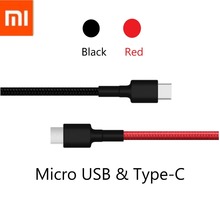 Оригинальный Micro USB кабель для зарядки Xiaomi Type-C USB-C кабели для передачи данных для мобильных телефонов 2024 - купить недорого
