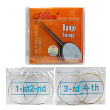 Alice 1PC Banjo String Single String Stainless Steel Coated Copper Alloy Wound A/D/G/C String Choose for Banjo 2024 - buy cheap
