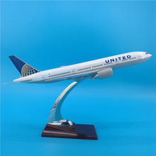 Eua 32cm boeing b777 american united airlines airways modelo base quadro brinquedos aeronaves diecast plástico avião liga presentes crianças 2024 - compre barato