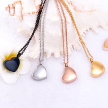 JJ8405 Blank Heart Cremation Urn Ashes Holder Jewelry Engravable Keepsake Memorial Pendant Necklace For Women -4 different Color 2024 - buy cheap