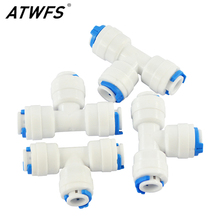 Atwfs 2 peças de filtro de água 1/4 ", conexão rápida 3/4", conector para ro e tubo de pvc, peças para filtro de água 2024 - compre barato