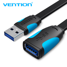 Удлинительный кабель Vention USB 3,0, сверхскоростной Удлинительный кабель USB «Папа-мама», 1 м, 2 м, 3 м, usb-кабель для синхронизации данных, удлинитель для передачи данных 2024 - купить недорого