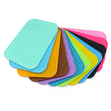1PC Rectangle Tableware Pad Saucepan Table Heat Insulation Silicone Mat Pad Kitchen Sink Mat For Drying Dishes Cup Coaster 2024 - buy cheap
