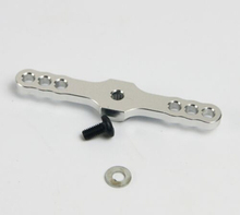 CNC Alloy Servo Arm for1/5 HPI baja 5b KM ROVAN 15kg steering arm for baja silver orange available 2024 - buy cheap