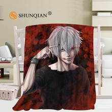 Manta personalizada ghoul de Tokio, Manta Falafel, sofá/cama/avión, ropa de cama a cuadros de viaje, 56x80 pulgadas, 50x60 pulgadas, 40x50 pulgadas 2024 - compra barato