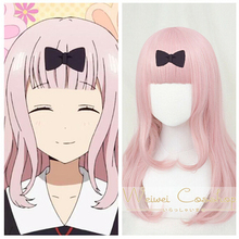 Chika fujiwara peruca rosa cosplay kaguya-sama: o amor é guerra kaguya-sama wa kokurasetai: tensai-tachi não renai zunousen peruca cosplay 2024 - compre barato