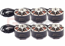 Gartt motor sem escova para drone, motor sem escova 6 x ml 4114 330kv 4114 para drone multirotor quadcopter hexa dji s800 rc 2024 - compre barato