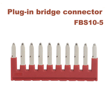 10/15/50 pcs FBS10-5 Primavera conector Terminal central ST-2.5 trilho din bloco de terminais Plug-in ponte faixa de ligação curta 2024 - compre barato