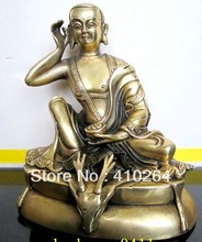 FREE SHIPPING [Nice Discount ] Free Shipping Tibetan bronze PRIORITY MILAREPA buddha statue 2024 - buy cheap