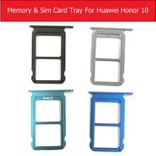Genuine SIM Card Tray &Micro SD Card Holder For Huawei honor 10 COL-AL00 AL10 L29 TL00 TL10 Sim& Memory Card Slot Reader Adapter 2024 - buy cheap