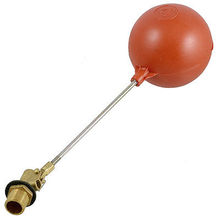 Água líquida Nível Sensor 1/2 "PT Linha Float Bola Vermelha De Plástico Magnético