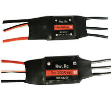 RW.RC 2-6S 30A/50A/70A/125A/200A ESC 5V/2A 5V/5A UBEC Controlador de velocidad sin escobillas ESC para coche y barco a control remoto 2024 - compra barato