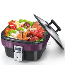 Household multi-functional electric cooker AD-G909 non-stick electric cooker 5L multi-purpose electronic wok 220~240V 1400W 1PC 2024 - buy cheap