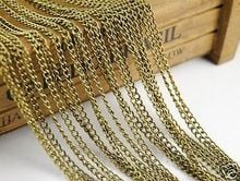 16ft 3x4mm Metal Iron  Bronze Iron Twist Curb Chain Jewelry Links Chain Necklace  C19 2024 - buy cheap