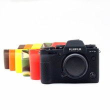 Красивый мягкий силиконовый резиновый защитный чехол для камеры с системой беззеркальной камеры чехол кожаные сумки для камеры Fujifilm XT3 XT-3 2024 - купить недорого