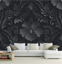 Murais personalizados em 3d, papel de parede de textura de luxo elegante para papel de parede, sala de estar, sofá, tv, parede de quarto de crianças 2024 - compre barato