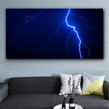 RELIABLI ART Poster Lightning Thunderstorm Pictures Canvas Painting Print on Wall Art Picture for Home Decor Cuadros No Frame 2024 - buy cheap