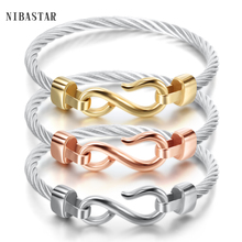 Fashion Charm Bracelets With Stainless steel Hooks Fashion Jewelry Infinity Love Charm Bracelets & Bangles For Women 2024 - buy cheap